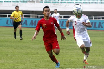 Laga persahabatan timnas U-23 Indonesia vs timnas U-23 Iran