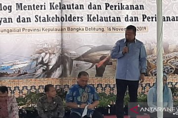 Menteri Edhy Prabowo janji segera atasi pendangkalan muara Sungai Liat