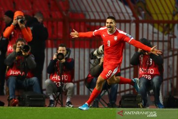 Ditahan imbang Ukraina, Serbia terpaksa lewat jalur playoff