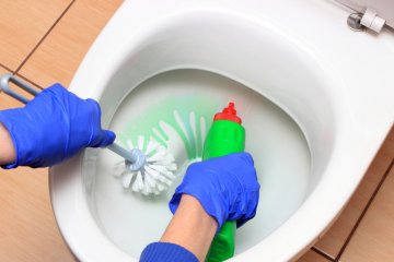 Berapa kali idealnya bersihkan toilet?