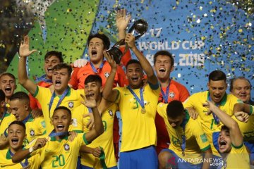 Kalahkan Meksiko 2-1, Brazil juara Piala Dunia U-17