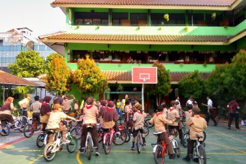 SDN 01 Gandaria Selatan jadi percontohan Sekolah Ramah Bersepeda