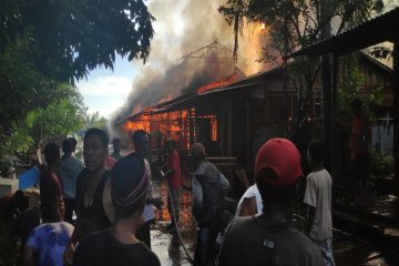 Polisi selidiki kebakaran yang hanguskan 30 rumah di Mappi