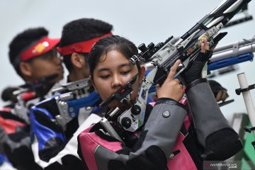 Latihan pelatnas menembak jelang ajang Sea Games 2019