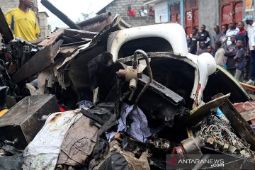 Pesawat kecil jatuh di bagian timur Kongo, 24 orang tewas