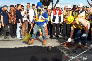 Rekonstruksi jalan terdampak bencana 2018 di Sulteng selesai 2021