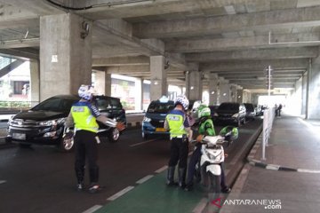 Hari pertama tilang jalur sepeda, polisi catat 66 pelanggaran