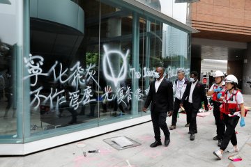 China peringatkan balas AS atas UU mendukung pemrotes Hong Kong