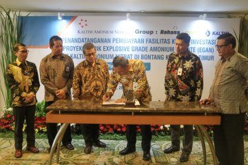 BNI gelontorkan Rp 796 miliar dukung pembangunan pabrik amonium nitrat