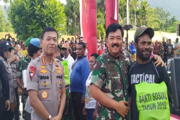 Panglima TNI: Ini kunjungan kerja Kapolri pertama