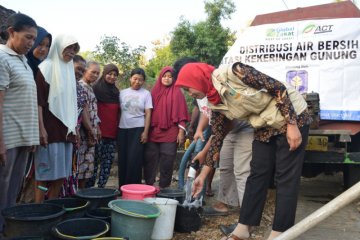 ACT-UII pasok air bersih 120 tangki untuk Gunung Kidul