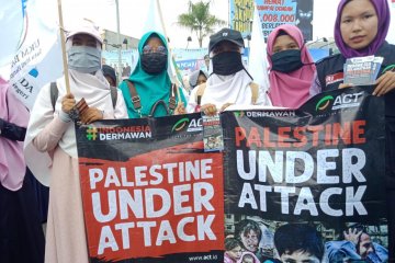 Puluhan ormas gelar gerakan peduli Palestina