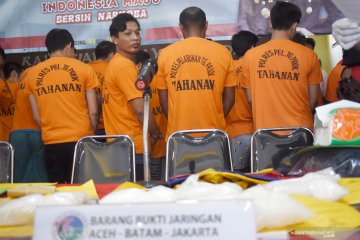 Polres Pelabuhah Tanjung Priok tangkap 44 tersangka kasus narkotika