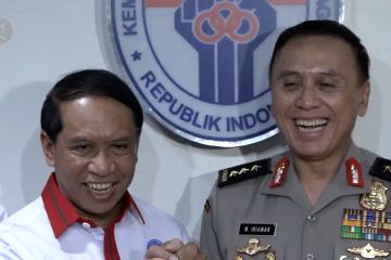 Ketum baru PSSI sambangi kantor menpora