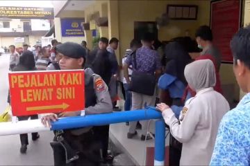 Pasca bom Medan pelayanan di Polrestabes kembali dibuka