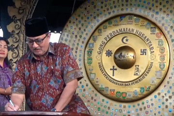 Gong Perdamaian Nusantara jadi saksi deklarasi damai lintas agama