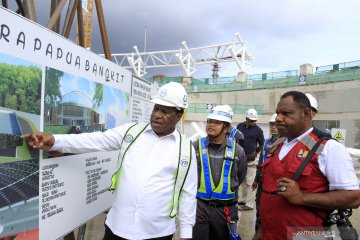 Wamen PUPR tinjau pembangunan venue PON 2020 di Papua