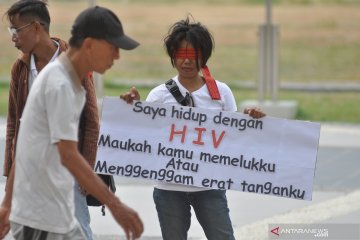 Peringatan Hari AIDS Sedunia di Palu