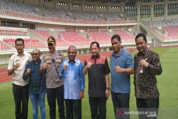 Mendagri tinjau stadion Papua Bangkit di Kampung Harapan