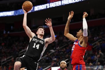 NBA : Detroit Pistons menang atas San Antonio Spurs 132-98