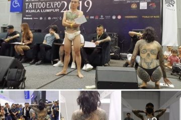 Kementrian Pariwisata Malaysia tindak tato setengah telanjang