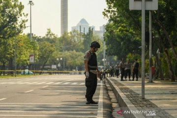 Granat yang meledak di Monas masih ditelusuri asalnya