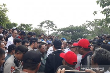 Eksekusi sengketa lahan milik Pemprov DKI diwarnai adu mulut