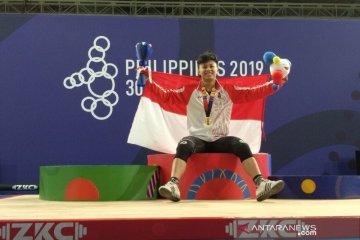 Raih emas, Rahmat Erwin jadi penutup manis angkat besi SEA Games 2019