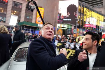 Rami Malek dan Daniel Craig promosi film terbaru James Bond "No Time to Die"