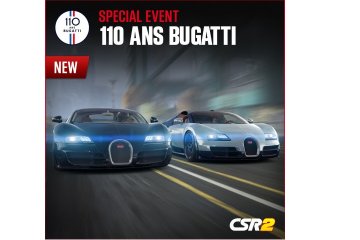 Zynga rayakan hari jadi ke-110 Bugatti dengan seri acara khusus CSR Racing 2
