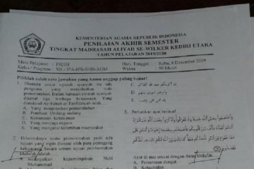 Kemenag Jatim cabut naskah ujian bermuatan khilafah