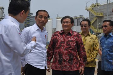 Presiden Joko Widodo resmikan pabrik baru polyethylene CAP baru