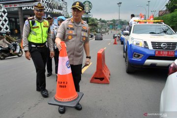 Jalur Puncak tentatif "oneway" selama liburan Natal dan Tahun Baru