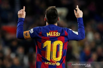Hattrick Messi bawa Barca menang 5-2 atas Mallorca