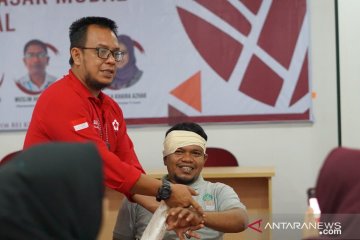 PMI latih karyawan BEI Aceh pertolongan pertama pada kecelakaan kerja