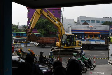 Underpass Senen dibangun, Dishub DKI lakukan rekayasa lalu lintas