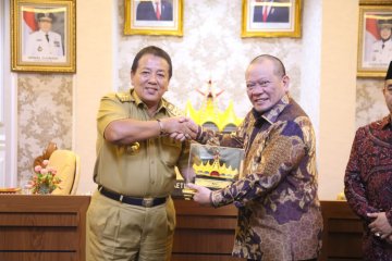 Gubernur Lampung dan Ketua DPD dorong percepatan pembangunan