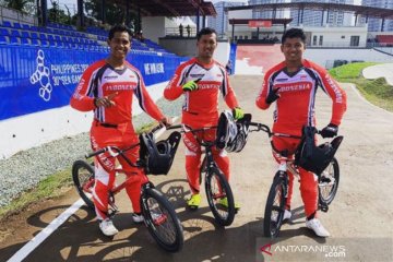 BMX Indonesia terpeleset di Tagaytay, emas melayang