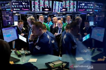 Wall Street jatuh terseret penurunan saham Apple, pasar "wait & see"