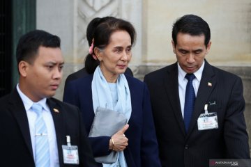 Pemimpin Myanmar Aung San Suu Kyi jalani sidang hari terakhir genosida