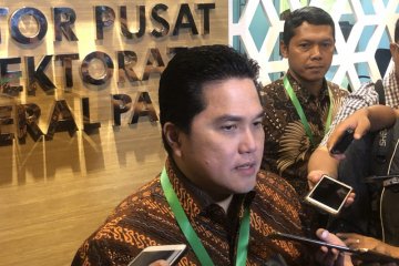 Erick Thohir jelaskan proyek Mahaka Media di Garuda Indonesia