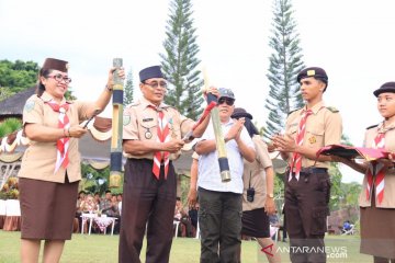 Bawaslu Bali menggelar Perkemahan Bakti Pemilu