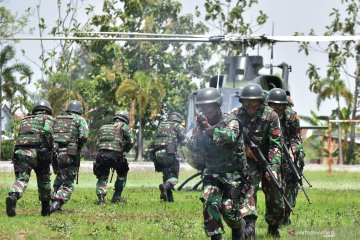Latihan kemampuan prajurit TNI AD Para Raider