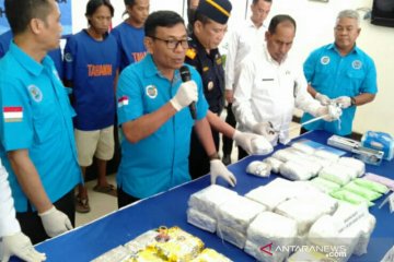 BNN Sumsel gagalkan peredaran 36 kg sabu-sabu asal Malaysia