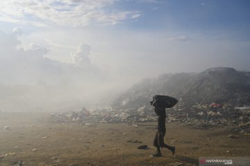 Kondisi TPA Kawatuna sebulan pascakebakaran