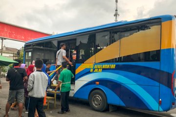 Parkir alternatif bus pariwisata timur Amongrogo akan kembali dibuka