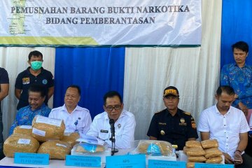 BNNP Sulsel musnahkan 11 kilogram narkoba