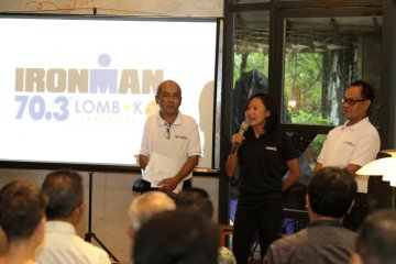 Triathlon Ironman Lombok ajang pembuktian penyelenggara lokal