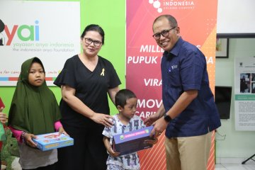 Milenial Pupuk Indonesia galang dana untuk anak penderita kanker