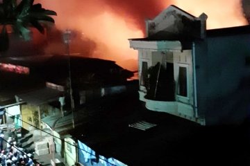 17 rumah hangus terbakar di Makassar